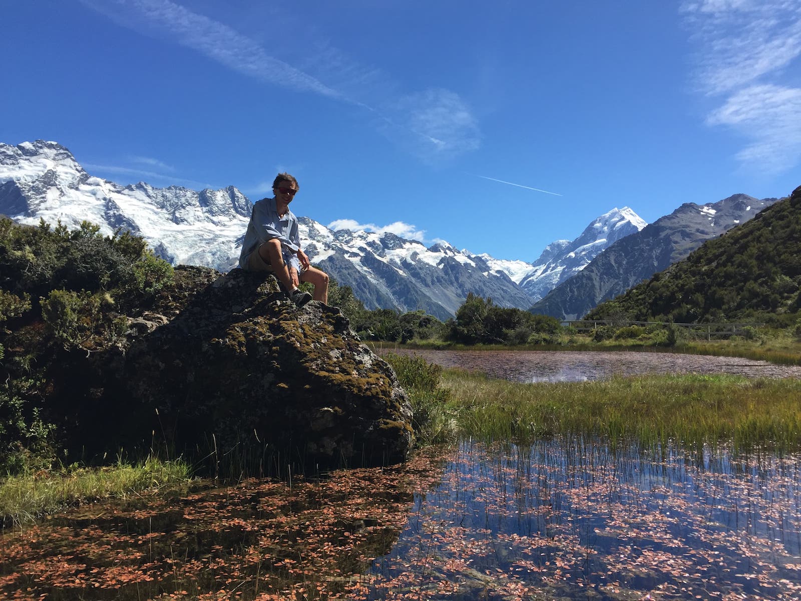 The Red Tarn at Mt Cook, New Zealand, 2018